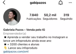 Print - Instagram de Gabriela Pazoz