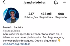 Print - Instagram de Leandro Ladeira