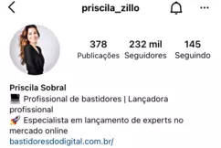 Print - Instagram de Priscila Sobral