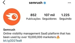 Print - Instagram Semrush
