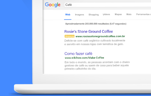 Anúncios de pesquisa