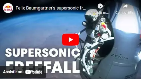 Queda livre de Felix Baumgartner
