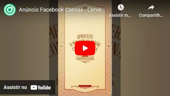 Anúncio Facebook Canvas - Cervejaria Leopoldina