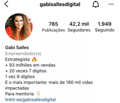 Print - Instagram de Gabi Salles