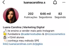 Print - Instagram de Luana Carolina