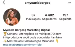 Print - Instagram de Mycaela Borges