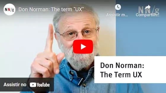 Don Norman: o que é UX?