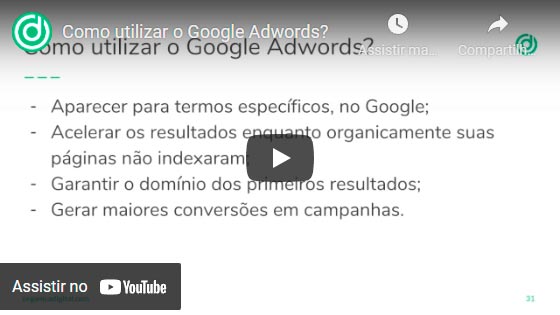 VÃ­deo Como utilizar o Google Ads?