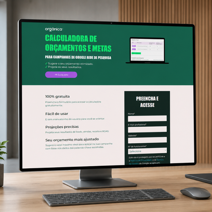 Calculadora de orçamentos e metas para campanhas de Google